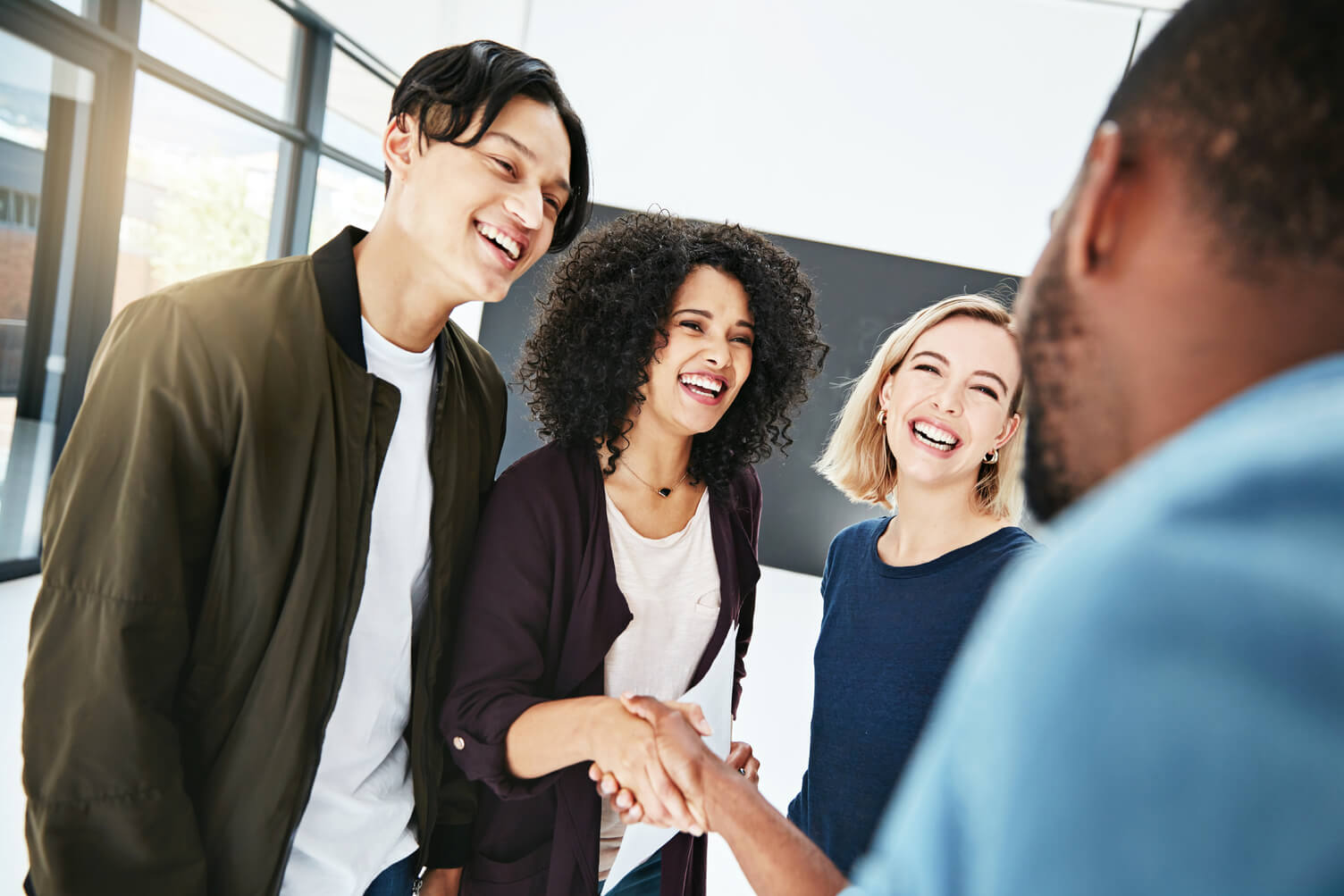 enthusiastic employees are excited to meet with you