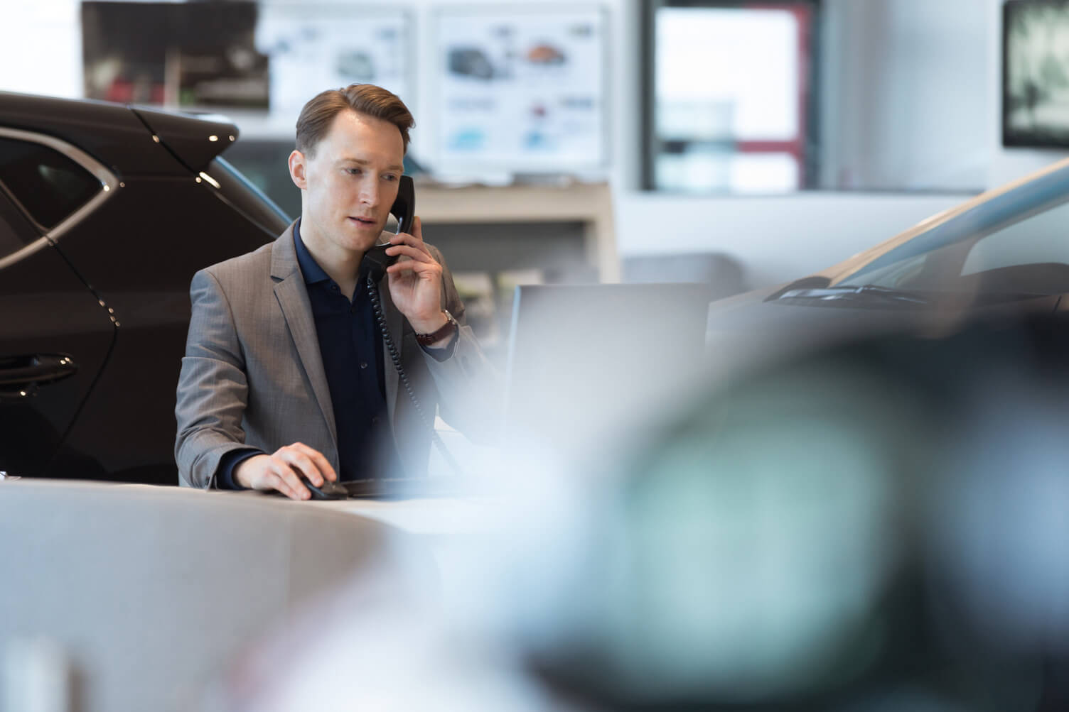 Man with a computer