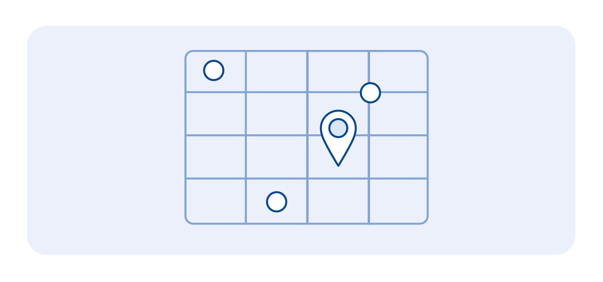Geo-Indexed Audiences on a map grid