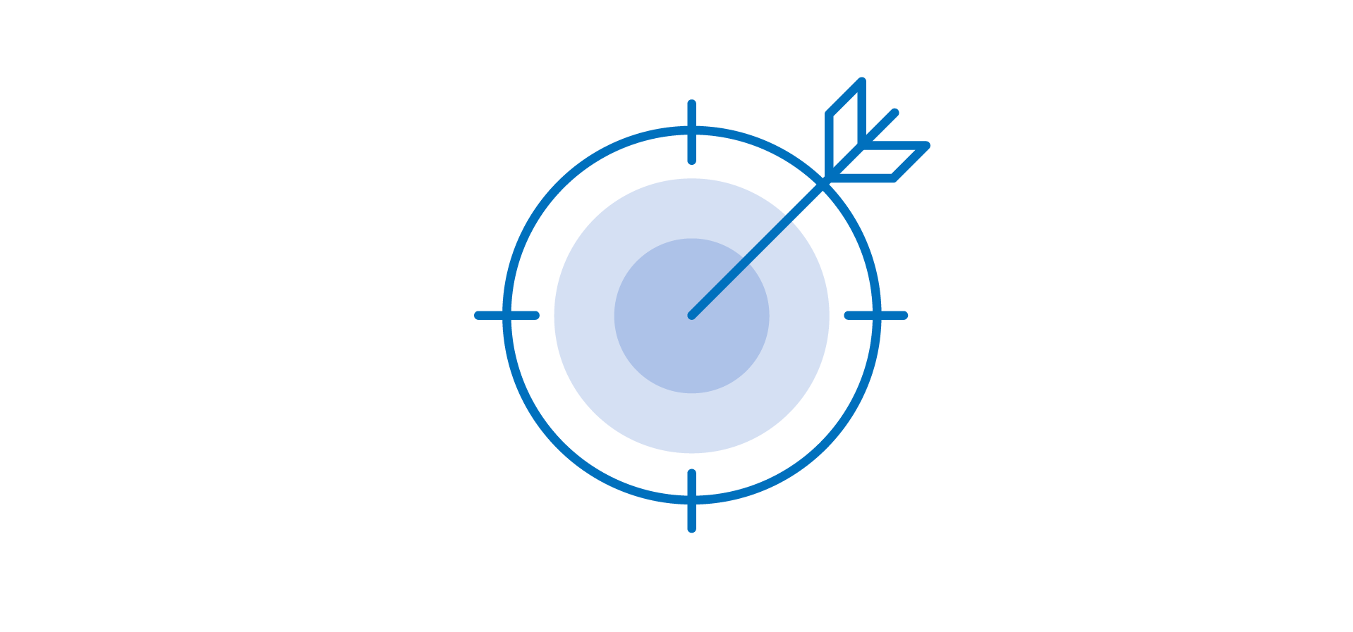 Target with arrow
