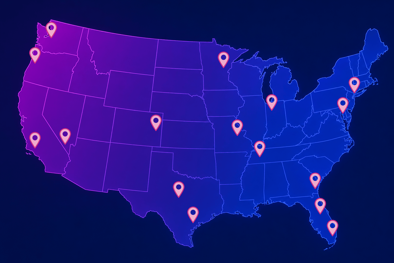 us map events