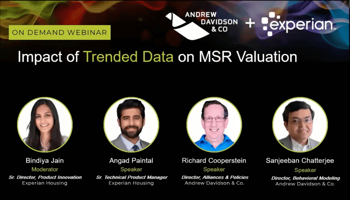 Ad&Co + Experian - The Impact of Trended Data on MSR Valuation
