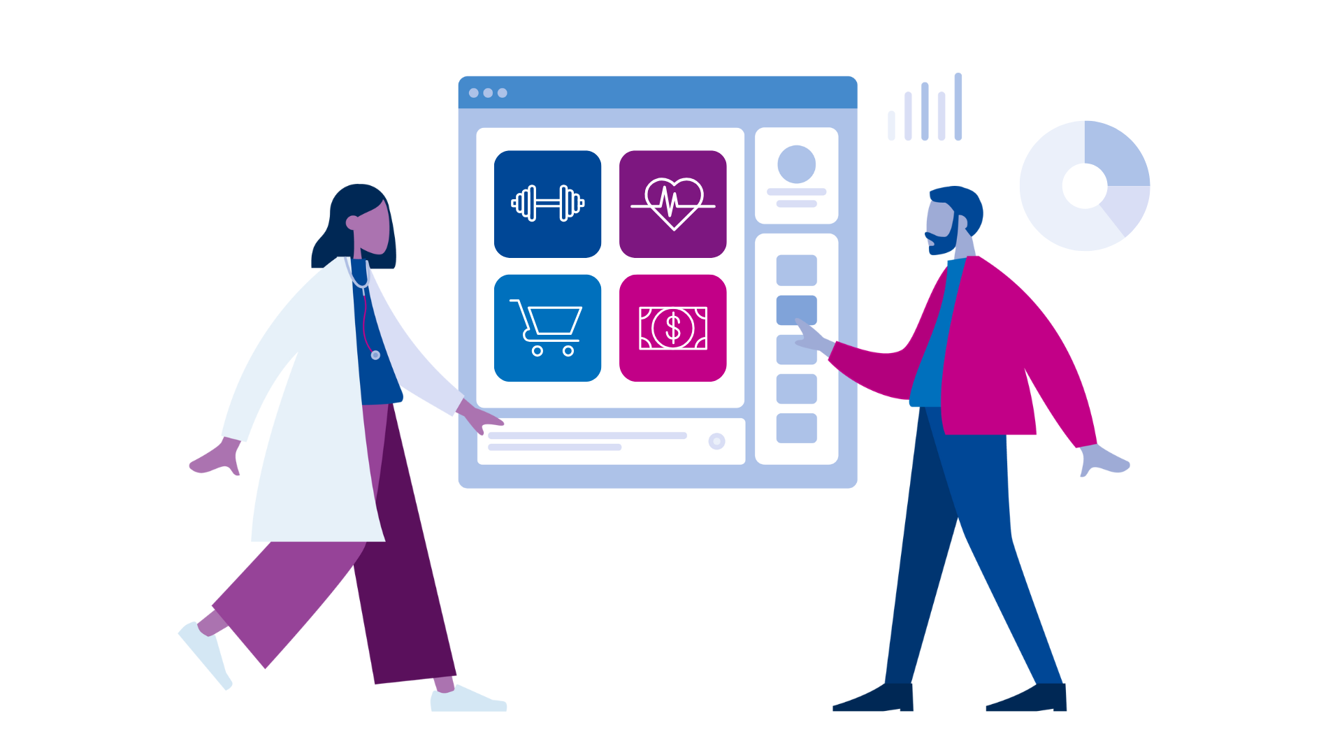 Healthcare marketing strategy session image