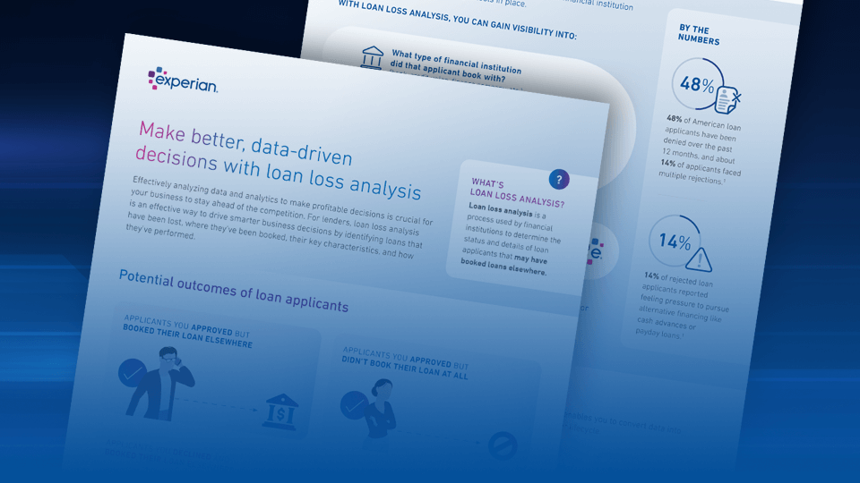 Make better, data-driven decisions with loan loss analysis 