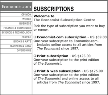 Find Great Deals On For Economist Magazine Subscription
